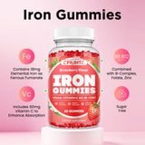 CFILIHTC gommes fer goût fraise, adaptées adultes et enfants.