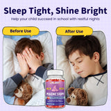 CFILIHTC gummies magnésium enfants - vitamine D3 et B6, absorption et énergie.