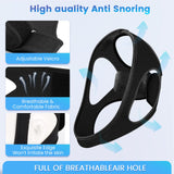 CFORNOS sangle-menton-anti-ronflement matériaux durables et hypoallergéniques