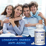 CFUKING NMN 1000mg: utilisation quotidienne simplifiée grâce à deux capsules.