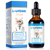 CFXYHNOX gouttes L-Lysine pour chats dans flacon, administration pratique.