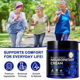CFXYHNOX Crème Neuropathie, absorption rapide, fini non gras.