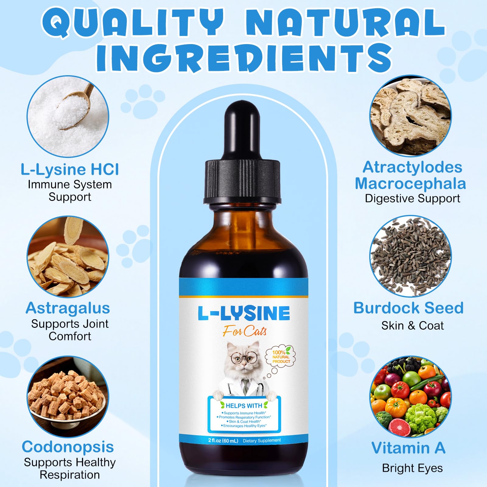 Étiquette CFXYHNOX montrant astragale, codonopsis et vitamines.