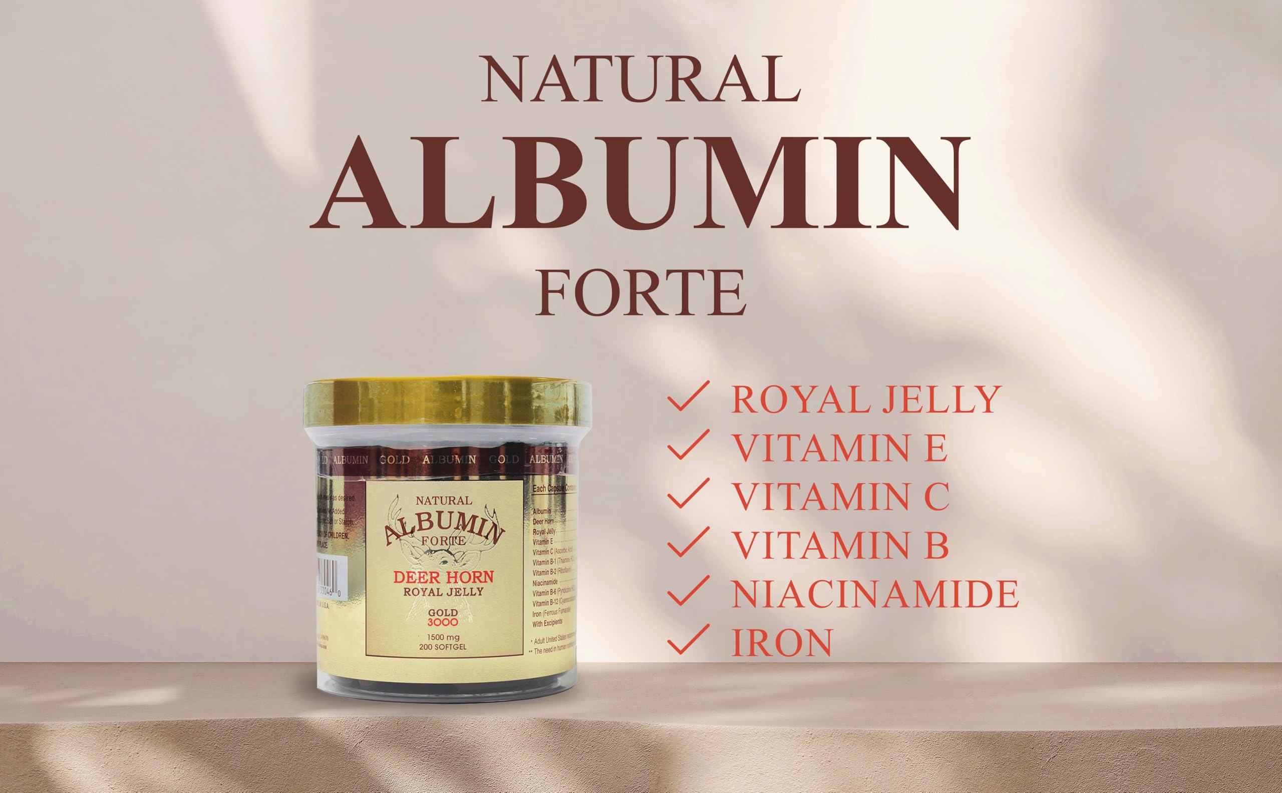 CGMLABS Albumine Naturelle Forte – packaging soigné et attractif pour une expérience premium.