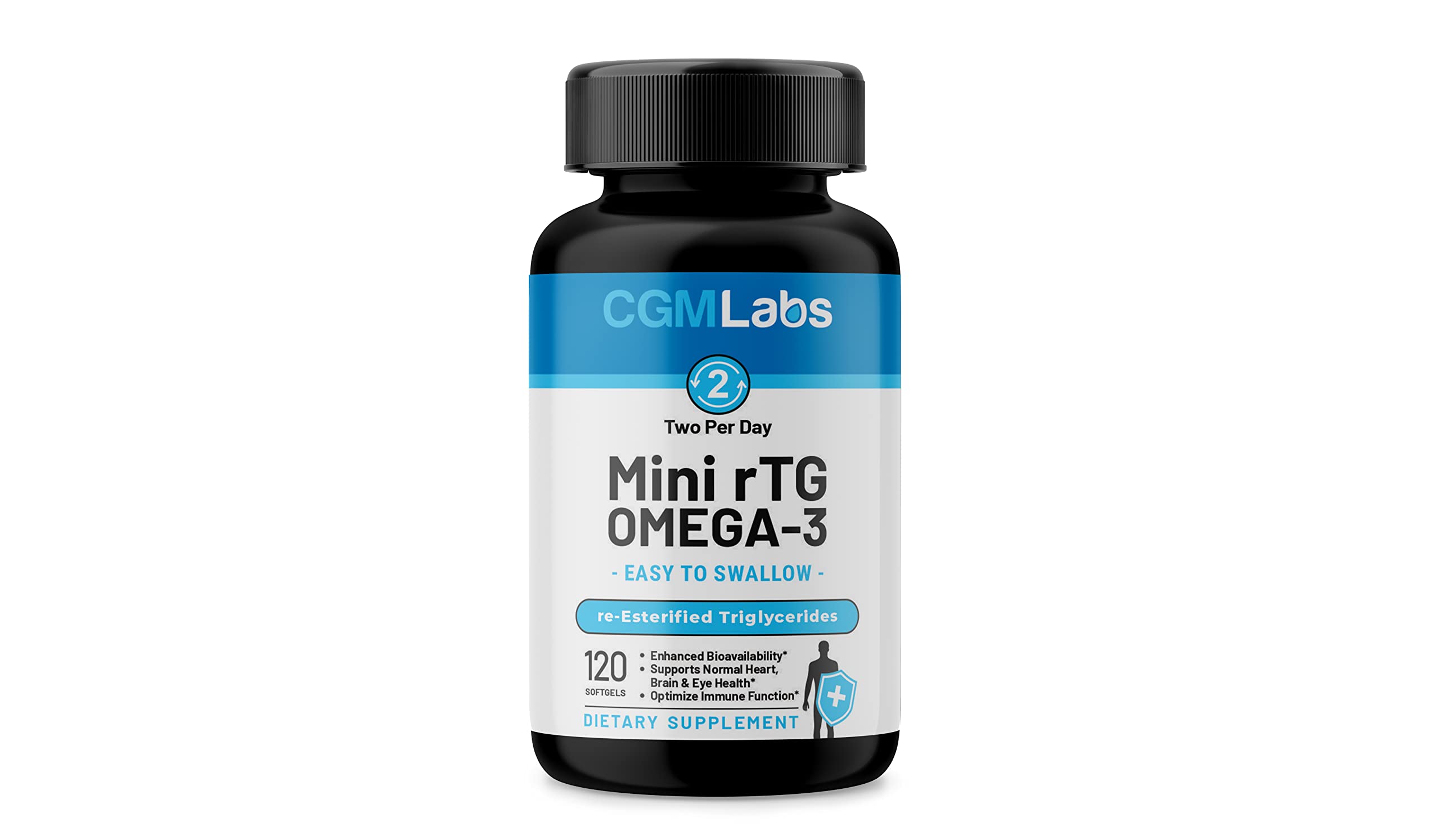 CGMLABS rTG Omega-3: bouteille scellée à l'azote pour une fraîcheur maximale