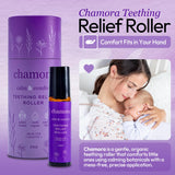 Profil aromathérapie Chamora: camomille et lavande pour rassurer bébé au coucher.