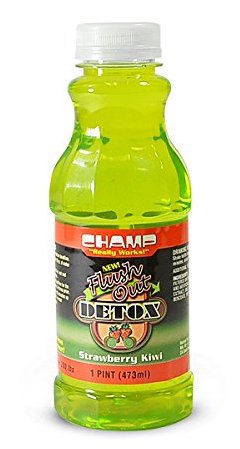 Champ détox Fraise Kiwi, verre prêt à apprécier, parfum fruité.