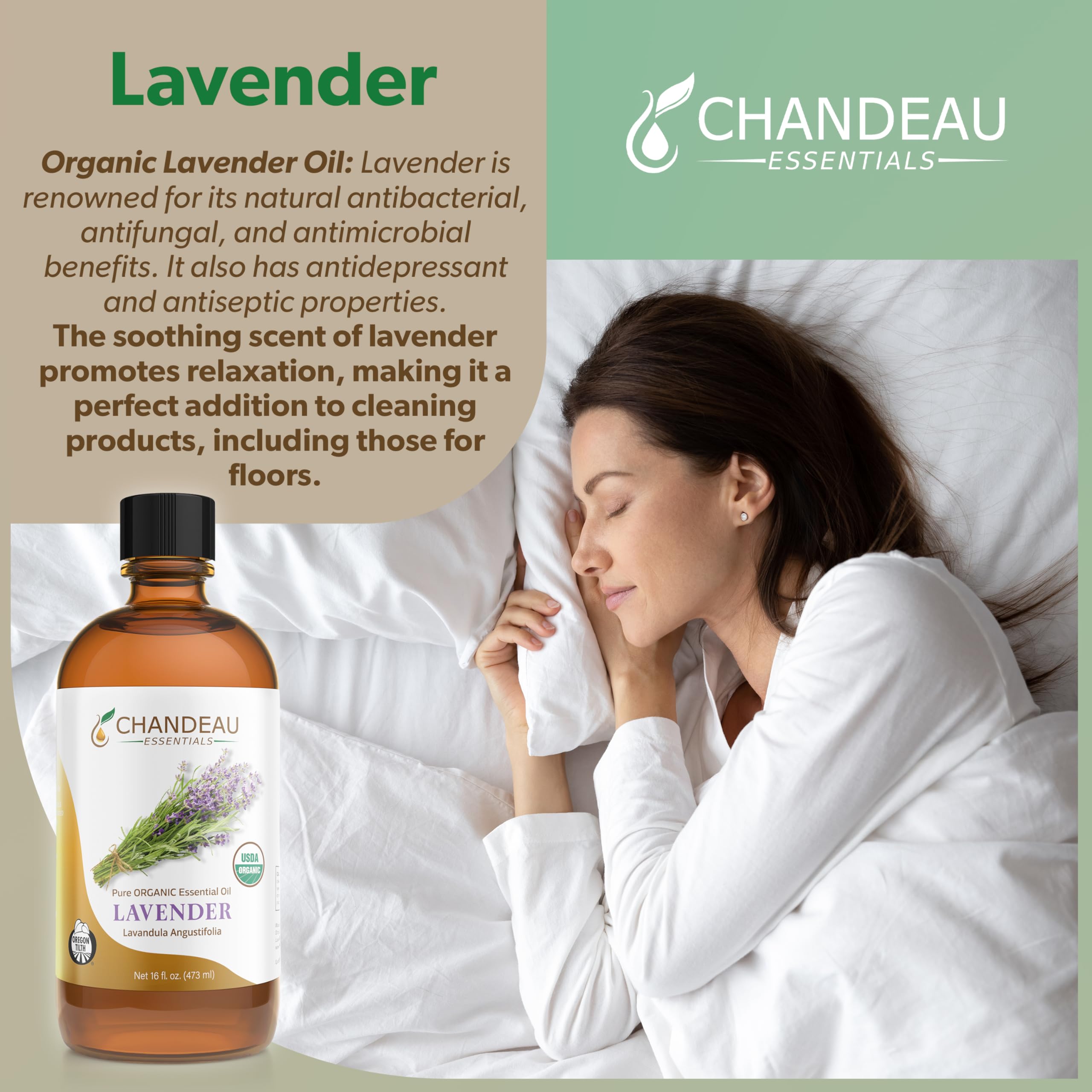 Champs lavande Chandeau Essentials: huile essentielle évoquant aromathérapie naturelle.
