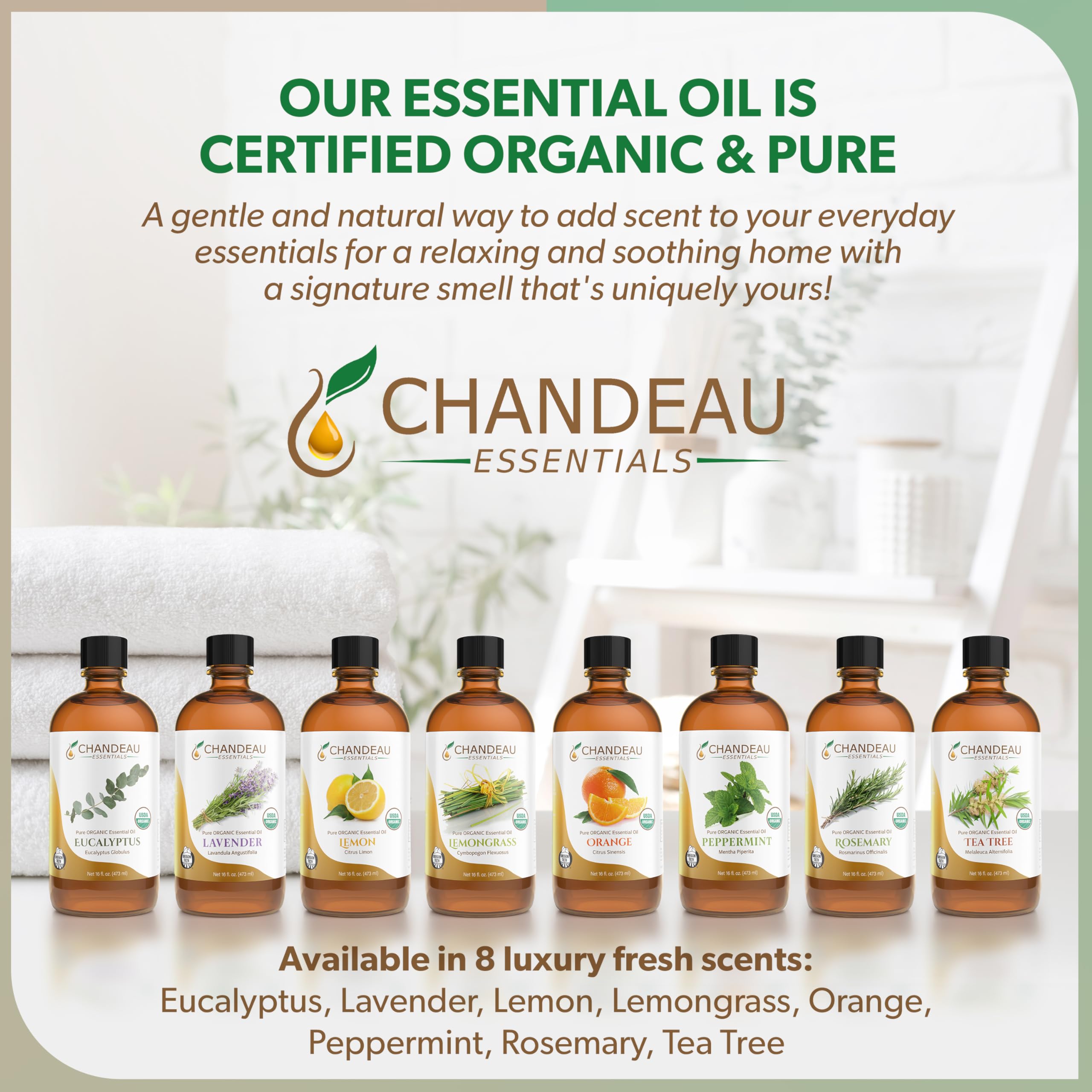 Diffusion chambre lavande Chandeau Essentials: parfum apaisant.