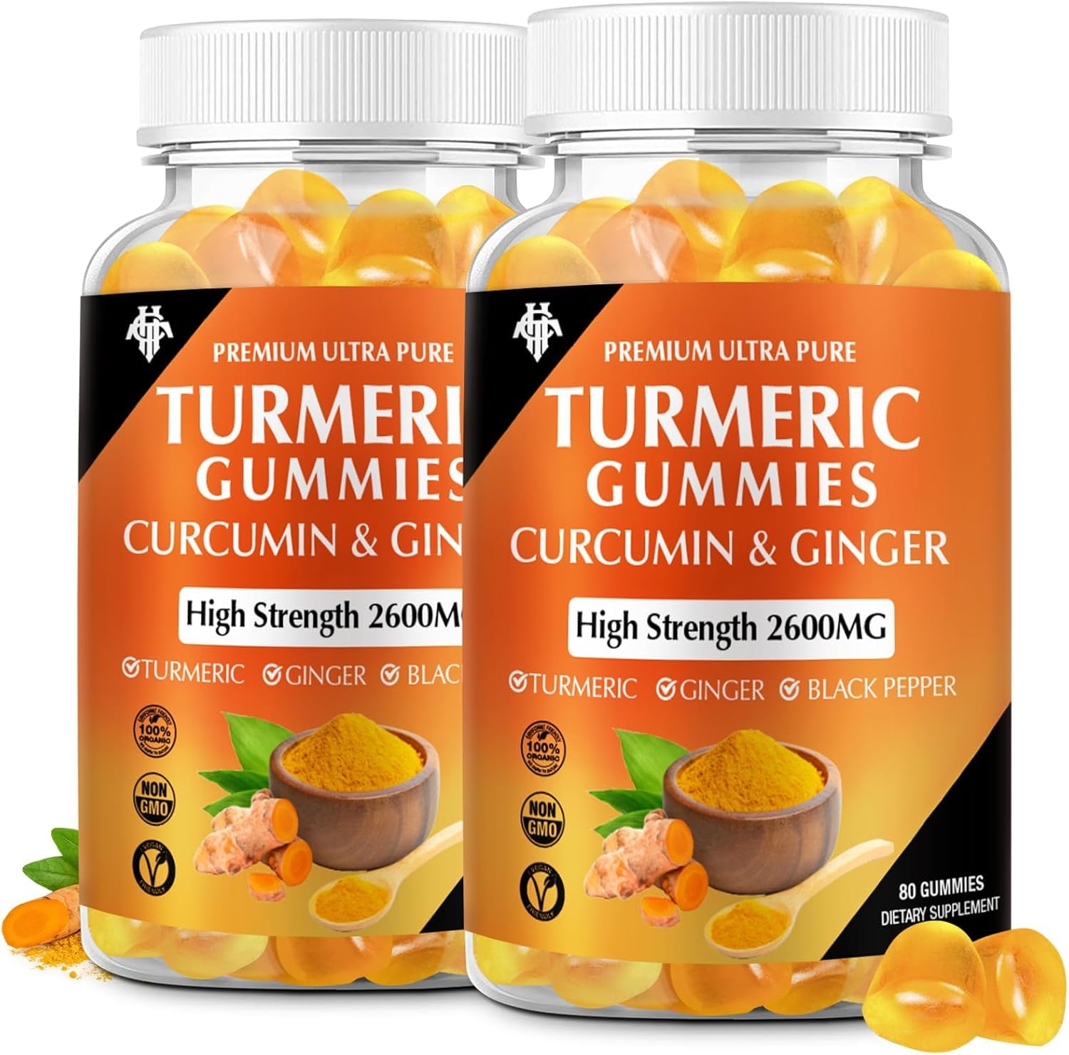CHANUBITO Bonbons Curcumine - gout-orange : plaisir doux et soutien potentiel quotidien.