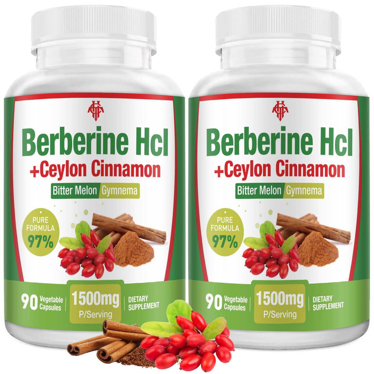 CHANUBITO Berberine, capsules premium 1500 mg visibles en emballage.
