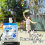 Chargel gel énergie raisin, contient des vitamines B pour soutenir l'effort.