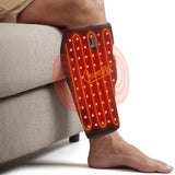 Charmpilot bande thérapie lumière mollet pour relaxation ciblée à domicile.