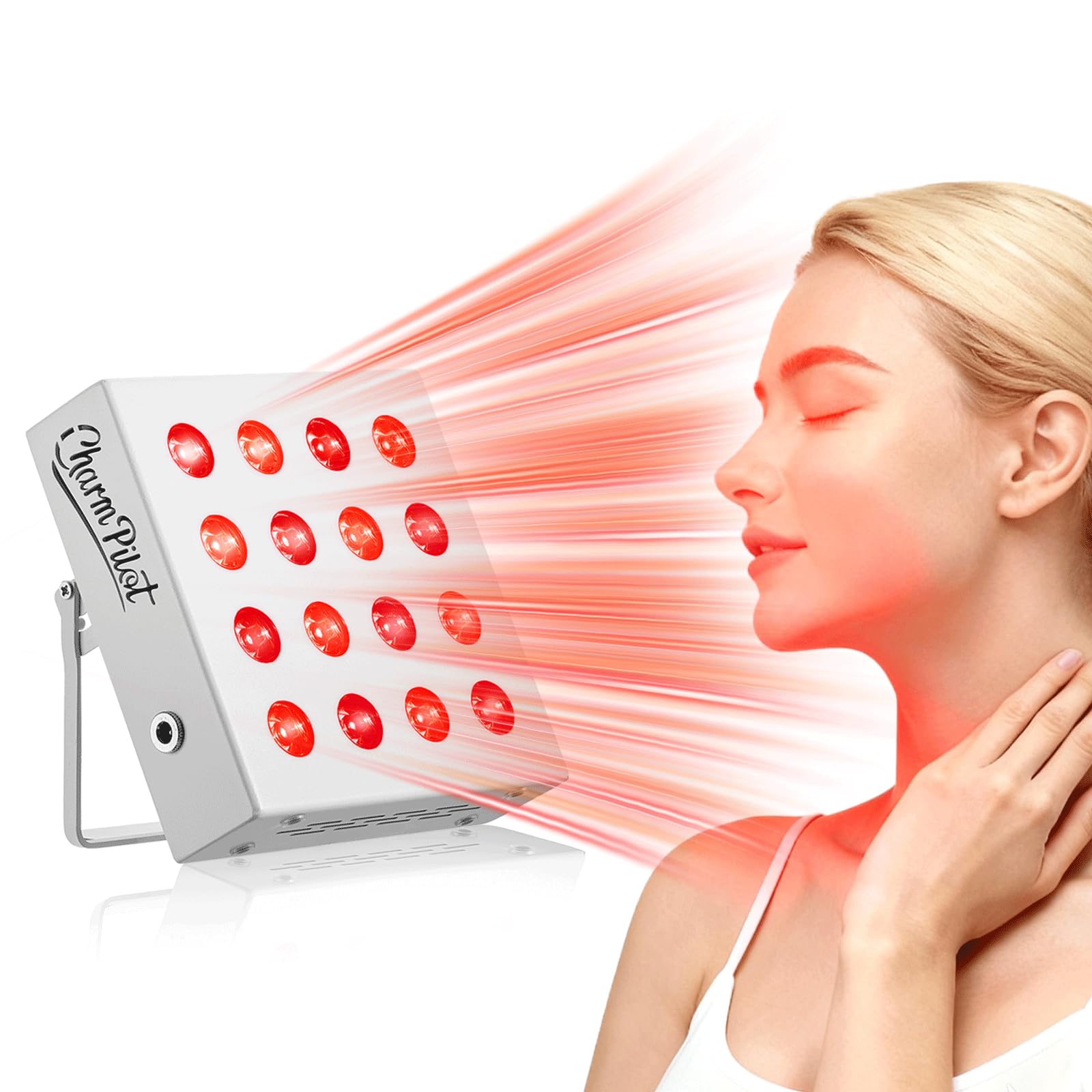 Charmpilot panel thérapie lumière rouge pour le corps, relaxation musculaire potentielle.
