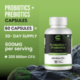CHARMSVEDA Probiotiques: capsules véganes prêtes à l’utilisation quotidienne.