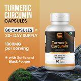 CHARMSVEDA Étiquette Curcuma Ail Poivre, détail produit et composition