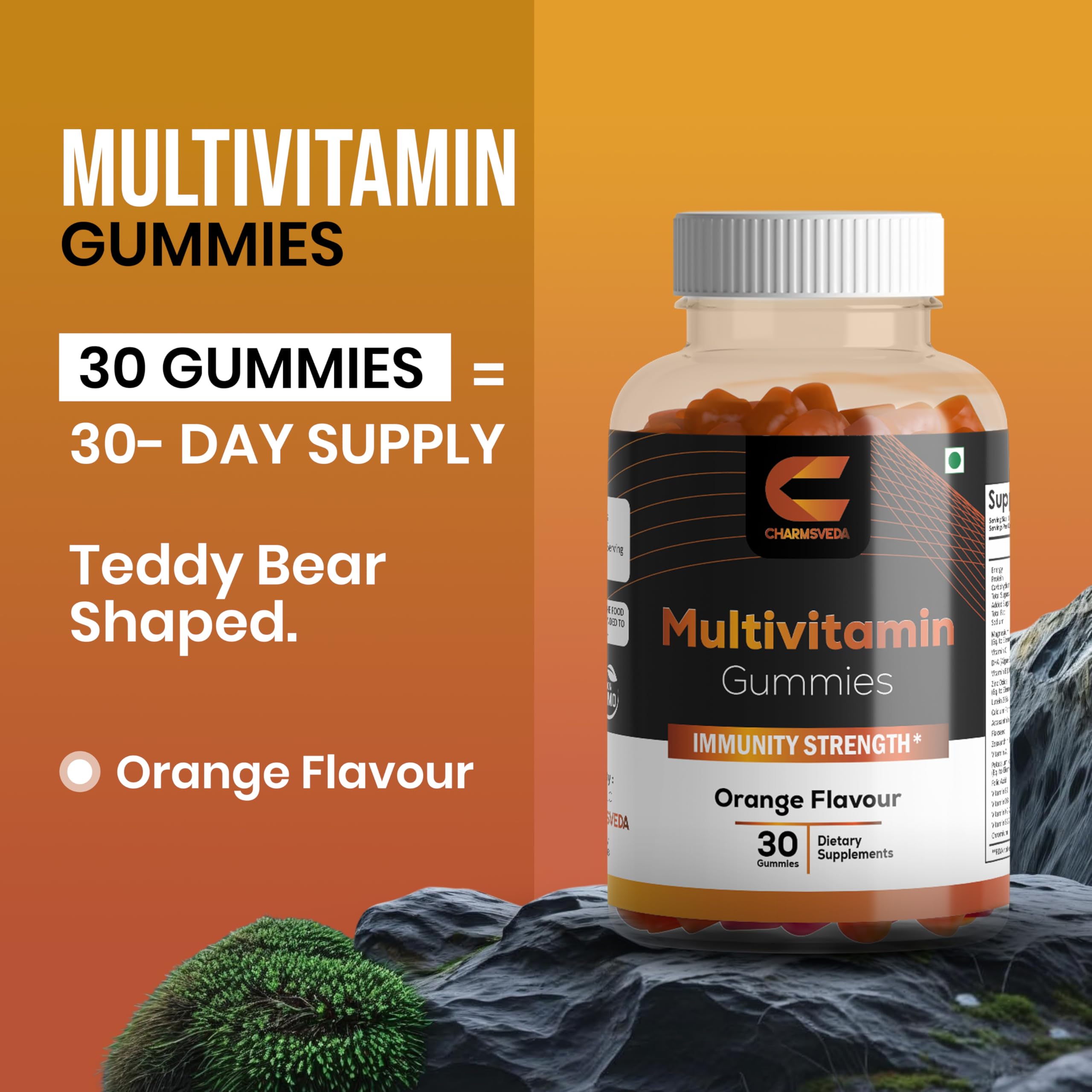 Gommes CHARMSVEDA Immunité avec vitamine C pour le système naturel