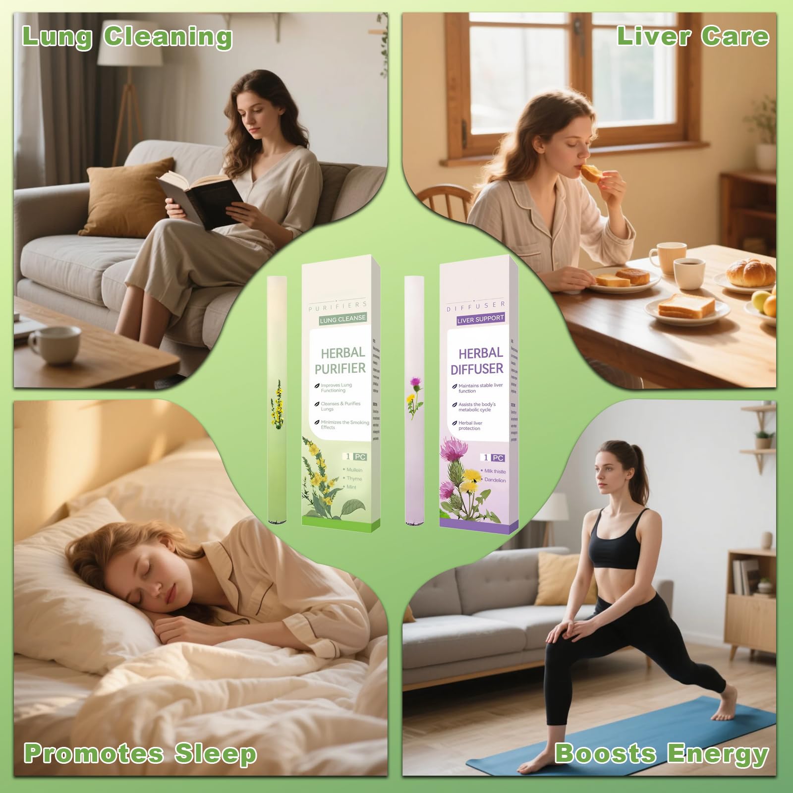 Charunee diffuseur thym-extraits pour purifier l'air ambiant