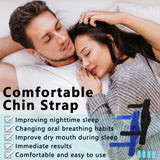 Charunee sangle de menton réglable pour dormir, confort longue nuit et ajustement personnalisé.