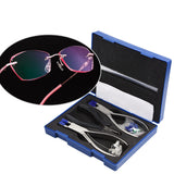 Pinces lunettes professionnelles Chazcool, ensemble complet pour réparations précises et fiables.