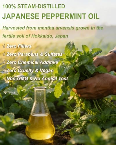 CHDGSJ huile menthe poivrée japonaise – résultats labo et pureté