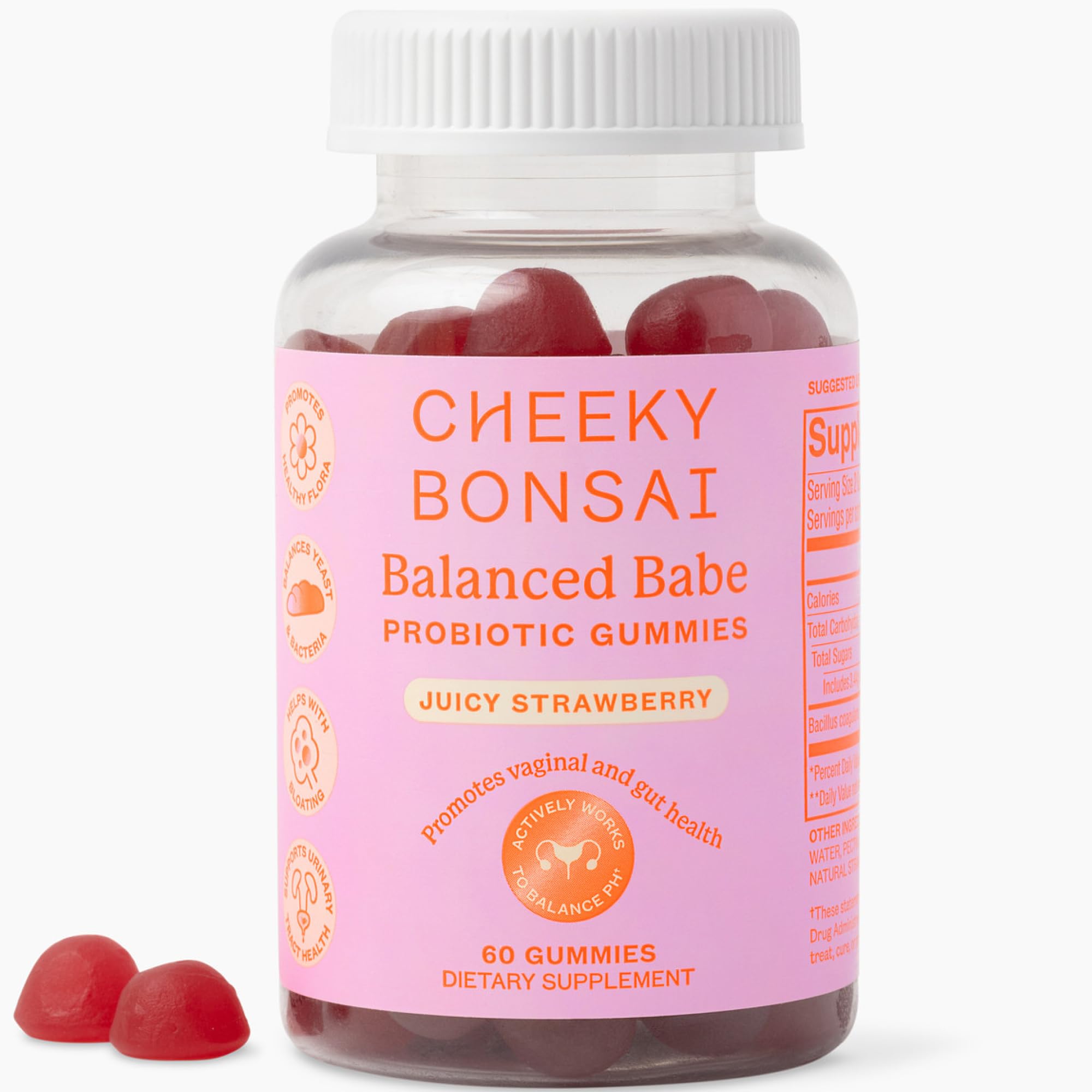 Gommes Cheeky Bonsai en bouteille, soutien potentiel à l’équilibre intime