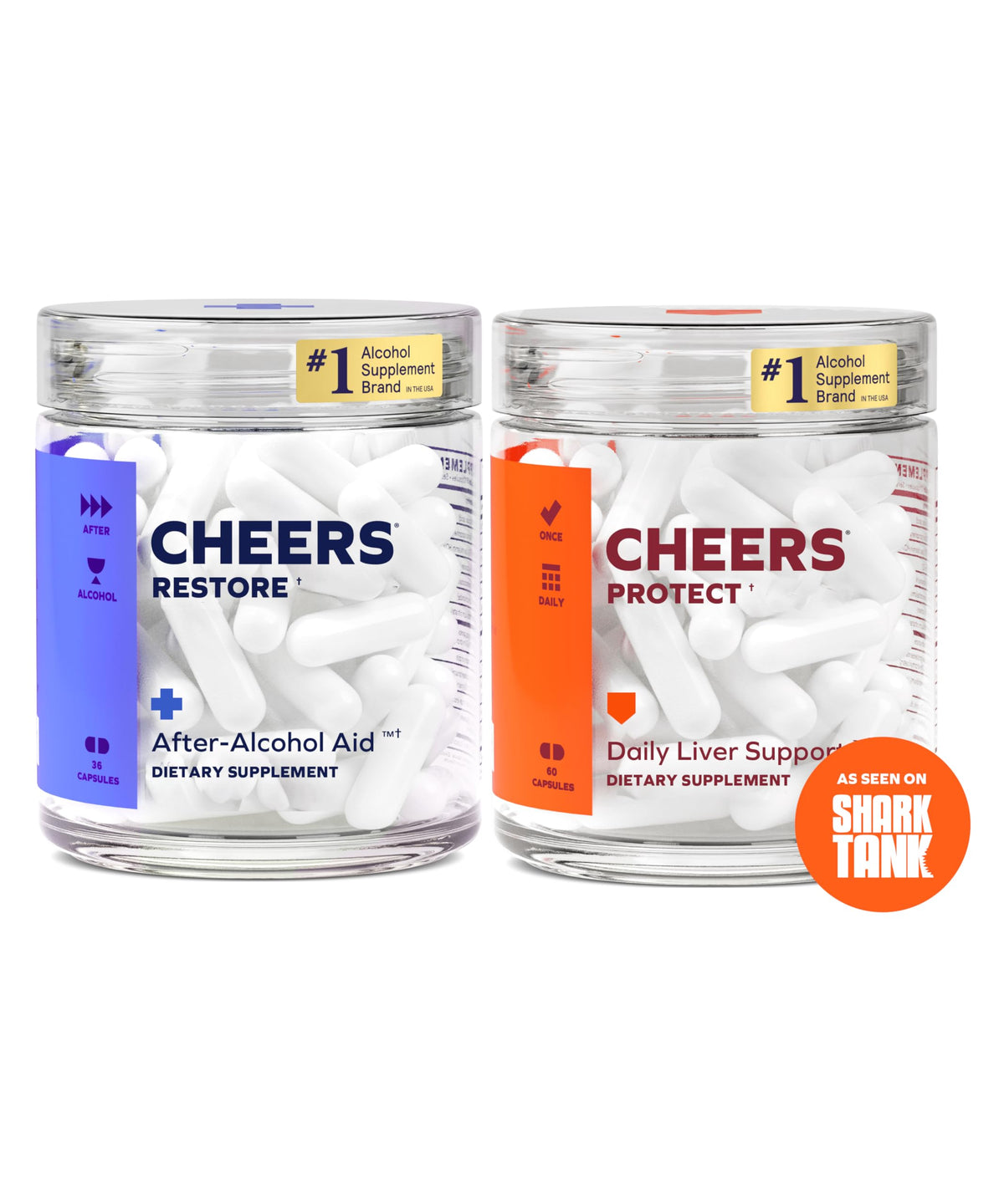 Cheers Liver Combo Restore – Bouteille après-boisson pour soutenir le foie.