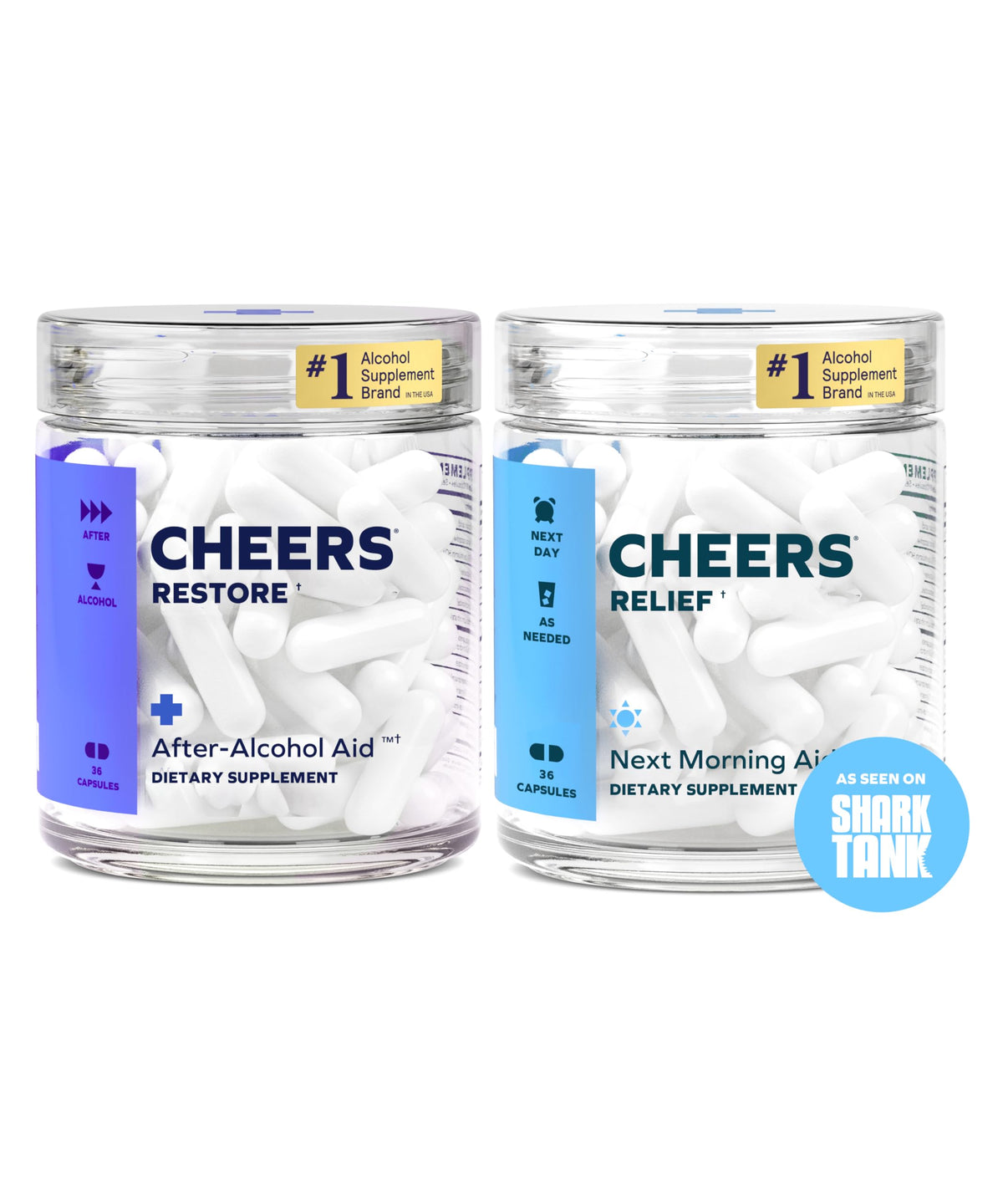 Cheers Restore – bouteille-doser : dosage simple pour un lendemain plus serein.