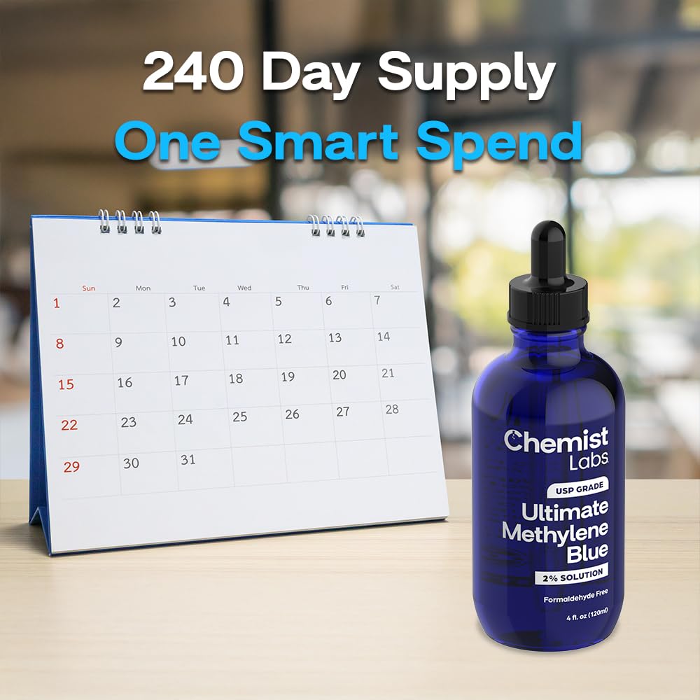 Chemist Labs Méthylène bleu – contrôle qualité indépendant fiable