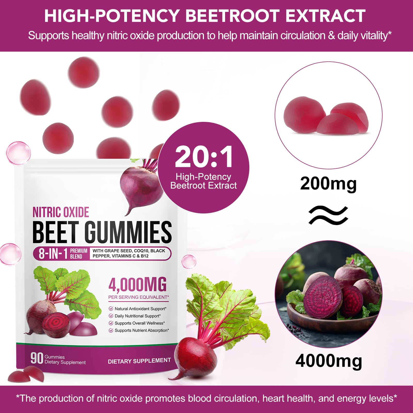 Gommes sans sucre Chenyayun, emballage clair et format pratique