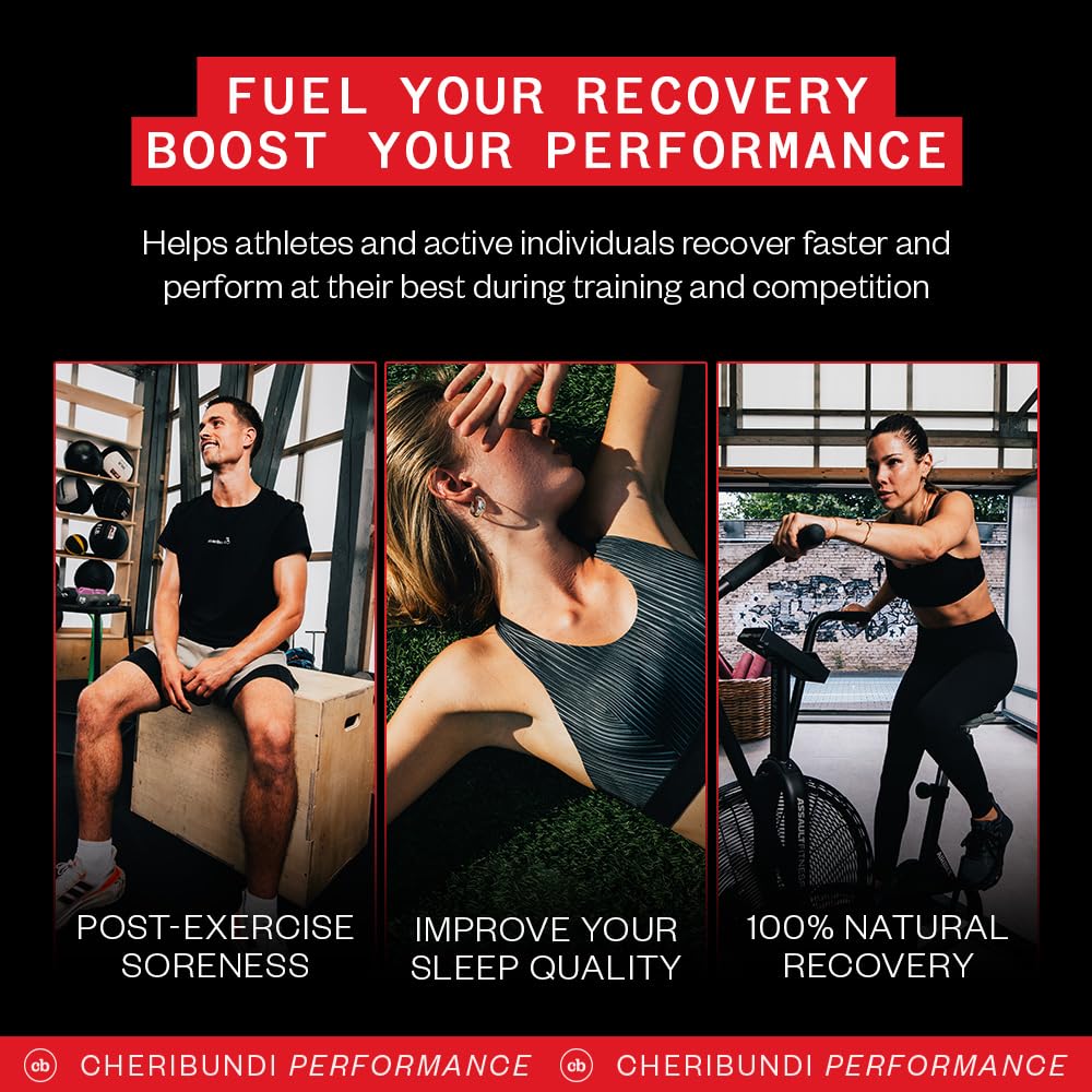 Verre Cheribundi Protein, récupération rapide après entraînement et musculaire.
