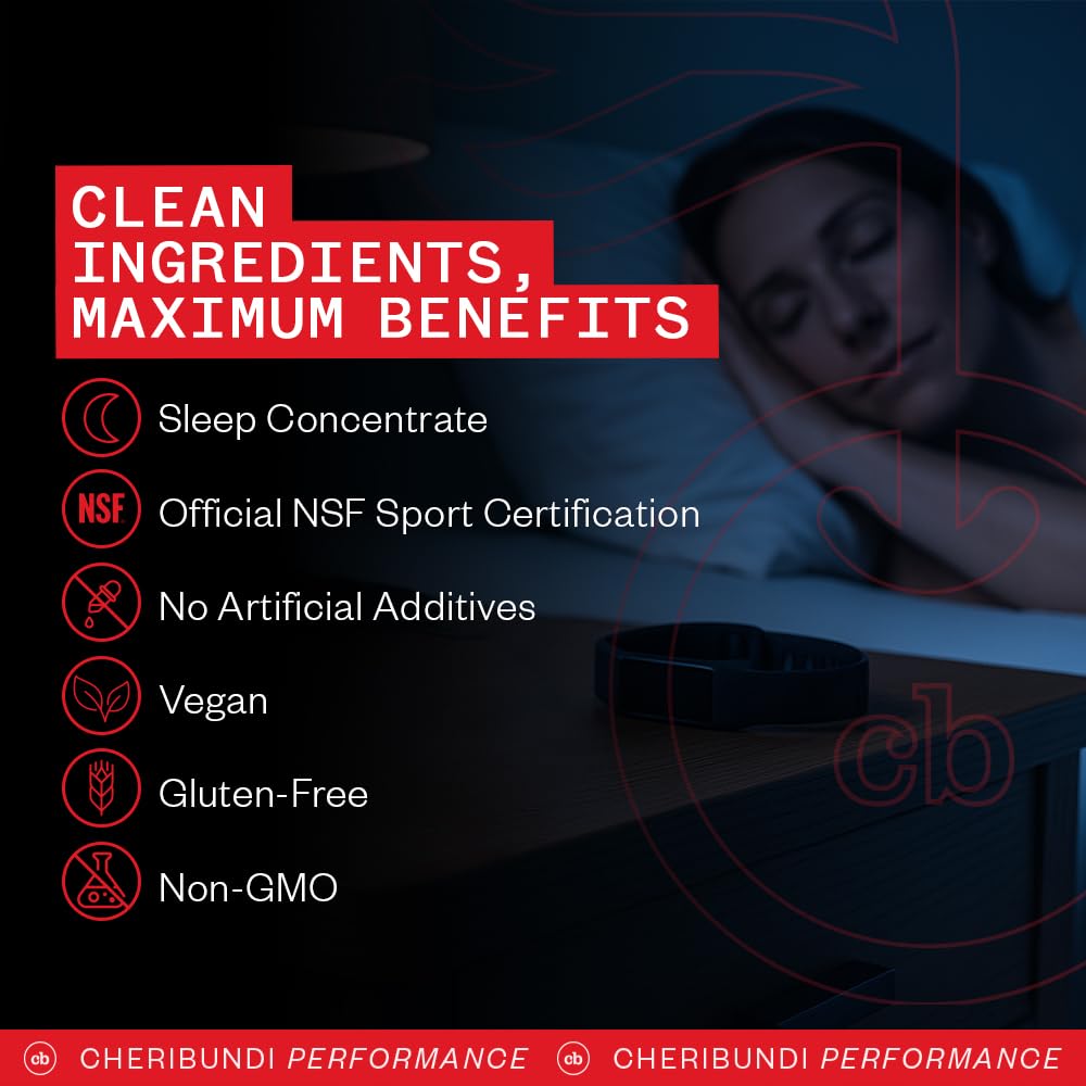 Cheribundi Sleep : antioxydants et phytonutriments pour le soutien des articulations et muscles.