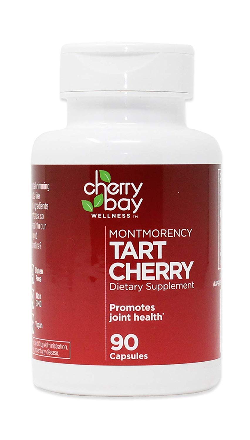 Cherry Bay Wellness Cerises Montmorency, capsules molles, pour soutenir les articulations et le sommeil.