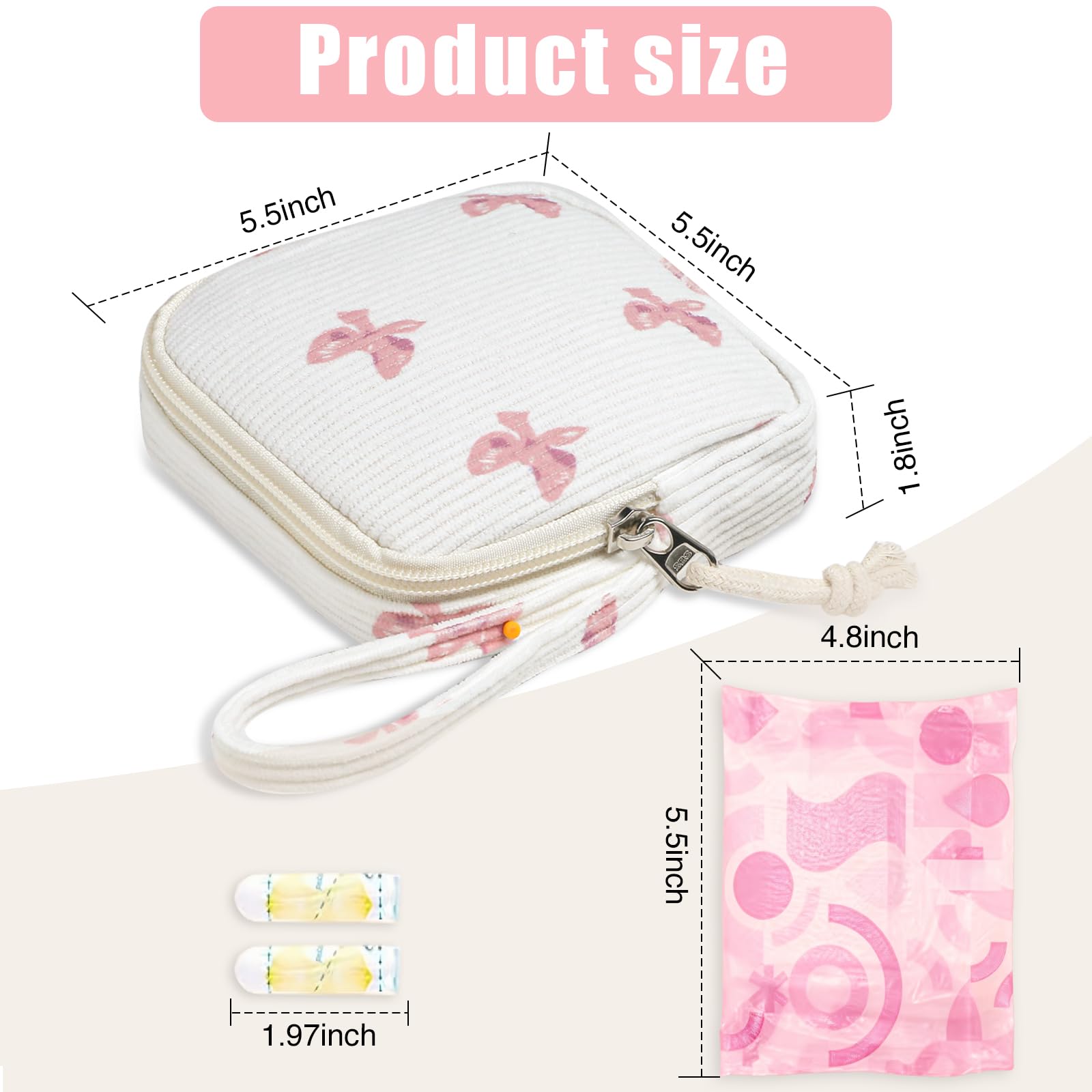 Intérieur spacieux de Chicarries, organise tampons et essentiels en un seul endroit.