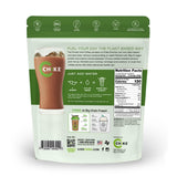 CHIKE proteine plante cafe glace coco, verre prêt a savourer pause gourmande et saine