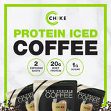 CHiKE Vanilla Protein Coffee emballage 14 portions pratiques pour le quotidien.