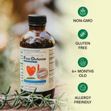 CHILDLIFE ESSENTIALS Premier Defense, composants: sureau et feuilles d’olivier, riches en antioxydants potentiels.
