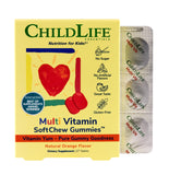 CHILDLIFE ESSENTIALS bonbons multivitamines pour enfant, emballage pratique et dose quotidienne.