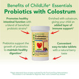 Colostrum naturel inclus dans CHILDLIFE ESSENTIALS ChildBiotics