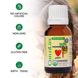 CHILDLIFE Essentials Gouttes 400 UI, dosage clair pour tout-petit