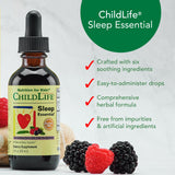 Guide de dosage Sleep Essential par âge, pratique pour les parents.