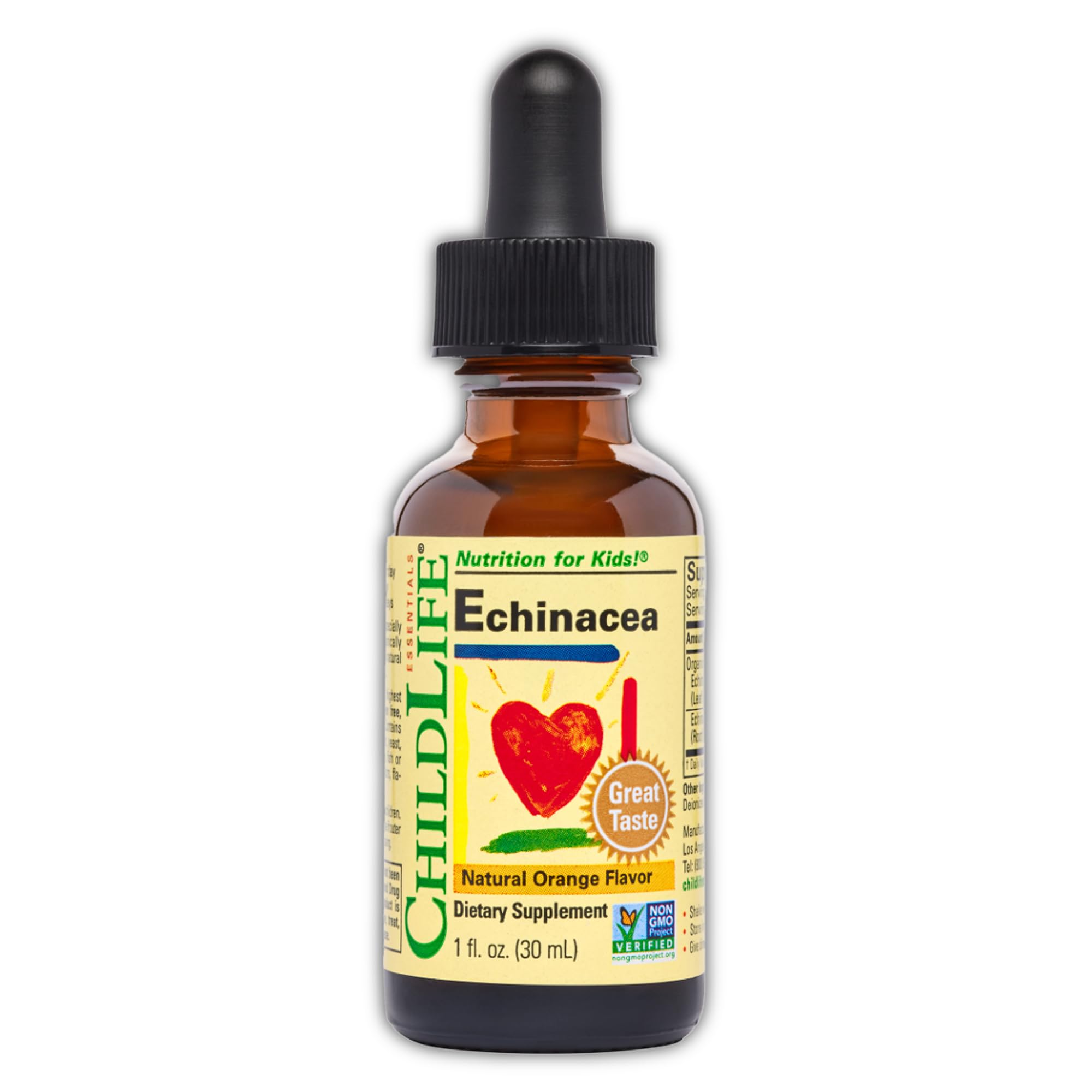 CHILDLIFE ESSENTIALS Echinacea pour enfants – bouteille gouttes, pratique et adaptée