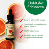 CHILDLIFE ESSENTIALS Echinacea pour enfants – gouttes faciles à appliquer au quotidien
