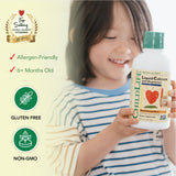 CHILDLIFE ESSENTIALS Étiquette claire sur la bouteille et flacon refermable.