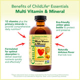 CHILDLIFE ESSENTIALS, etiquette sans gluten et sans additifs artificiels