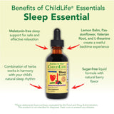 Extrait Mélisse Sleep Essential, détente nocturne adaptée aux jeunes enfants.