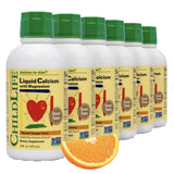CHILDLIFE ESSENTIALS flacon calcium liquide pour enfants, facile à doser quotidiennement.