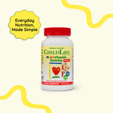 CHILDLIFE ESSENTIALS gommes enfants avec DHA et lutéine pour le développement.