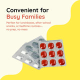 CHILDLIFE ESSENTIALS Healthy Vision SoftMelt, saveur fruits naturelle sans sucre, collation pratique.