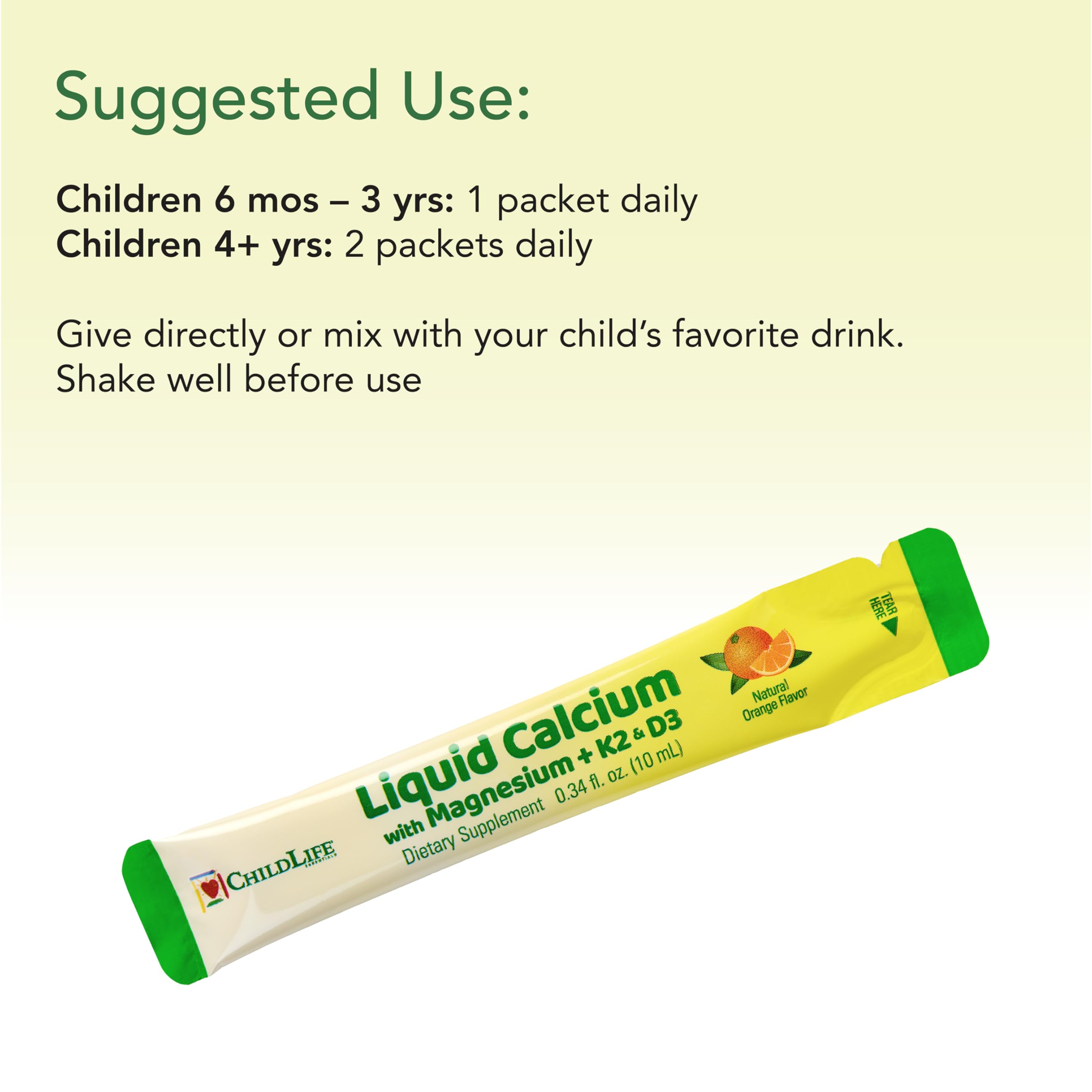 Option sans gluten et sans allergènes, certifiée non-OGM avec CHILDLIFE ESSENTIALS.